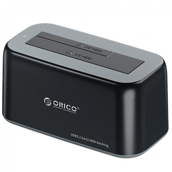 Docking Station Orico 6819C3 1-Drive pentru HDD / SSD SATA 2.5inch / 3.5inch, Negru