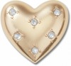 Jibbitz Crocs Gold Encrusted Heart, Crocs Jibbitz