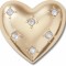 Jibbitz Crocs Gold Encrusted Heart