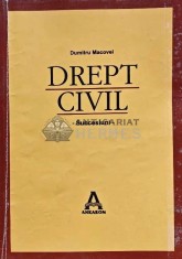 Drept civil succesiuni - 1998 - Dumitru Macovei (E133)