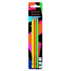 CREION GRAFIT, TRIUNGHIULAR, MINA HB, MOTIV NEON ART SET 3 BUCATI/BLISTER foto