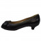 Pantofi dama, din piele naturala, Carmens, B21337-1, negru
