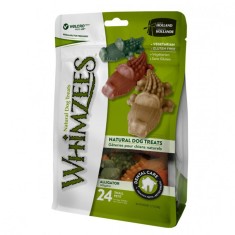 Whimzees Aligator dentar S 15 g / 24 buc foto