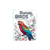 Realistic Birds coloring books for adults Adult coloring books nature, adult coloring books animals
