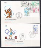 Turcia 1988 - Jocurile Olimpice - Seul, 2 FDC-uri, MNH