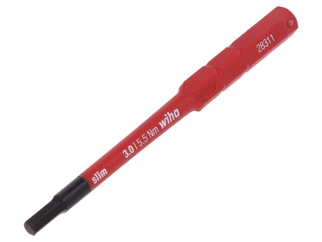 Tijă Imbus Izolată HEX 3mm 75mm