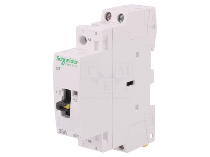 Contactor modular 2-polar 25A 24VAC