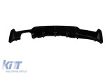Difuzor tip M Performance Design Design potrivit pentru bara spate M Technik pe BMW Seria 4 F32 coupe, F33 cabrio, F36 gran coupe dupa 2013 -oo---, la