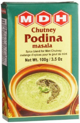 MDH Chutney Podina Masala (Condiment pentru Sos de Menta) 100g foto