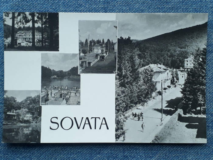 399 - Sovata - vedere multipla, mozaic / cp RPR circulata 1959