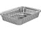 Caserola aluminiu Meniu 1 Compartiment + Capac, Set 100 buc