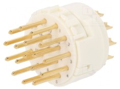 Conector M23 17 PIN 160V 8A Tată Lipire