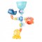 Set jucarie de baie tip cascada, 36,0 x 13,0 x 36,0 cm, 11 elemente, MalPlay 109154