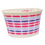 Cumpara ieftin Cos Bicicleta Copii Oxford Junior BK140MOXB Multicolor, Plastic Tesut, Curele Ghidon Incluse