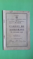 Prahova Campina Carnet de Asigurare 1934