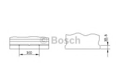 Baterie de pornire MAZDA 6 (GG) (2002 - 2008) BOSCH 0 092 S40 260 foto