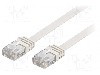 Cablu patch cord, Cat 6, lungime 0.5m, U/UTP, Goobay - 95150