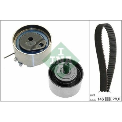 Kit distributie Chrysler Pt Cruiser (Pt), Pt Cruiser Cabriolet, Sebring (Jr), Sebring Cabriolet (Jr), Voyager 4 (Rg; Dodge Caravan (Rg), Stratus Ii; foto