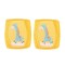 Set 2 bucati genunchiere anti-alunecare si protectie genunchi bebe-GALBEN