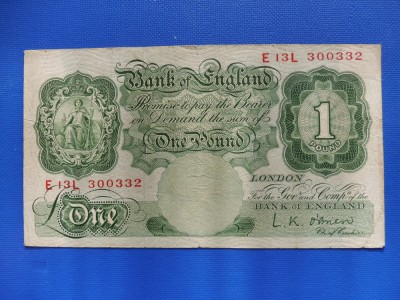 Anglia / Marea Britanie / Regatul Unit 1 Pound 1955-1960 Elizabeth II (202) foto