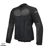 Geaca (jacheta) barbati pentru scuter - motocicleta Racing/Roadster Ixon All season model T-Rex MS culoare: negru/gri/albastru Negru/gri/albastru XXXL