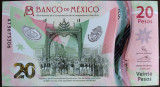 MEXIC █ bancnota █ 20 Pesos █ 2021 █ P-W132 (1) █ COMEMORATIV █ POLYMER █ UNC