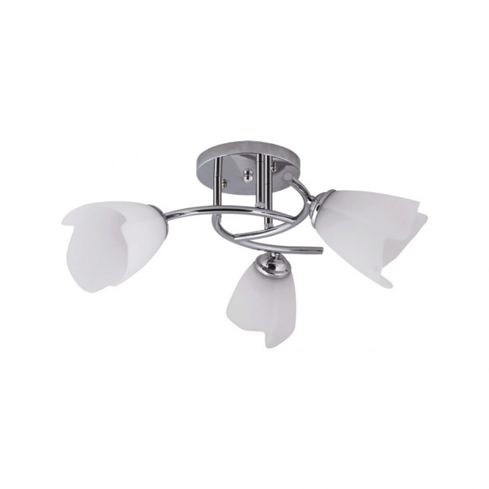 Lustra Silvia Crom+Alb 3xE27 60W