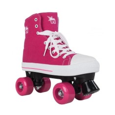 Role PEGAS Rookie Canvas RKE-SKA-1500, Marime 32, Rulmenti de Precizie ABEC 3, Roz