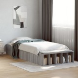 Cumpara ieftin Cadru de pat, gri sonoma, 90x200 cm, lemn prelucrat