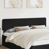 vidaXL Tăblie cap cu headboard Stejar Negru 180 cm Lemn compozit 888507