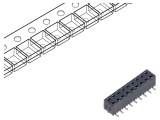 Conector SAMTEC şiruri pini mamă 18 PIN 2mm aurit SMT soclu rolă