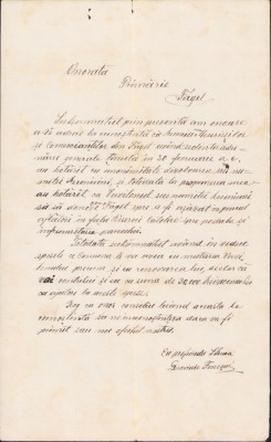 A1331 Act olograf Dionisie Feneșiu, Făget, județul Timiș foto