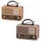 Radio AM/FM/SW cu ceas analog, BT/USB/TF/AUX, 8W, 1200mAh, cablu