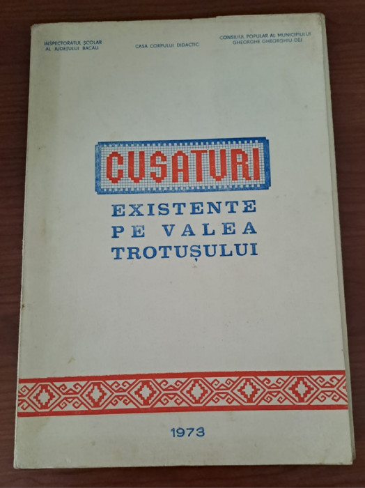 CUSATURI EXISTENTE PE VALEA TROTUSULUI - 1973