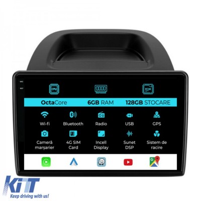 Navigatie Dedicata Ford Ecosport (2017-2025), 9Inch, 6Gb Ram, 128Gb Stocare, Carplay Performance AutoTuning foto