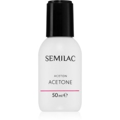 Semilac Liquids acetonă pentru a &icirc;ndepărta gelul de pe unghii 50 ml
