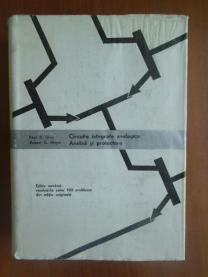Circuite integrate analogice.Analiza si proiectare-Paul.R.Gray,R.G.Meyer foto