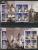 2014 , Lp 2041 a , Turnurile Timpului , Turnuri cu Ceas , minicoli 4 timbre + manseta ilustrata - MNH, Nestampilat