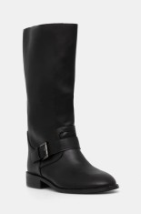 Answear Lab cizme femei, culoarea negru, cu toc drept