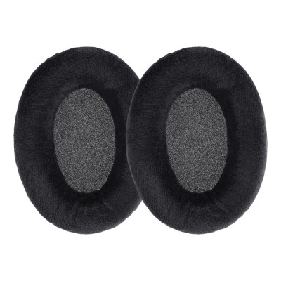 Set 2 Perne de urechi pentru casti Sennheiser HD555/HD518/HD595, Kwmobile, Negru, Textil, 50666.01 foto