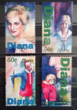 BC143, Liberia 1997, serie Lady Diana, Nestampilat