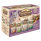Carnilove Multipack, 4 arome, pachet mixt, plic hrană umedă fară cereale pisici, (&icirc;n sos), 12 x 85g