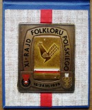 5.054 PLACHETA AUTO MOTO POLONIA PZM RALLY XI RAJD FOLKLORU POLSKIEGO 1979, Europa