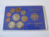 Germania Federala(RFG) set 9 monede D din 1969 si 1976 Proof in caseta plastic, Europa, Cupru-Nichel