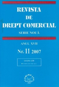 Revista de drept comercial, serie noua, nr. 11/2007 - Legislatie (Inspectie fiscala) foto