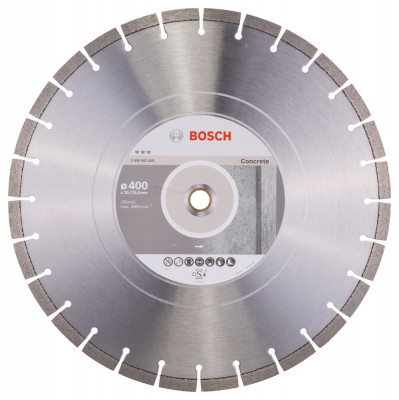 Bosch Best disc diamantat 400x20/25.4x3.2x12 mm pentru beton foto