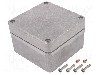 Carcasa aluminiu, 125mmx125mmx80mm, IP68, DELTRON ENCLOSURES - 486-121208-68
