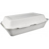 Set 50 Caserole Biodegradabile, 230x159x77 mm, Trestie de Zahar, Necompartimentate, Caserole Ecologice, Set Caserole pentru Catering, Caserole Albe, S