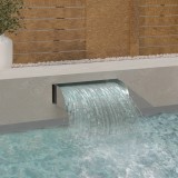 VidaXL Cascadă cu LED-uri, 60x34x14 cm, oțel inoxidabil 304