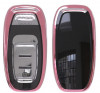 Husa Cheie Smartkey Audi 3 Butoane ROZ TPU+PC Audi A6 A7 A8 4G